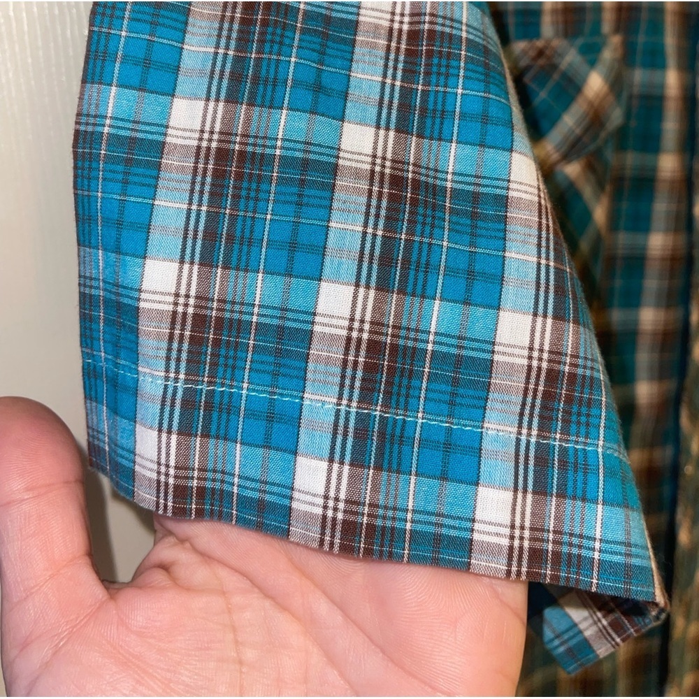 Wrangler snap button shirt • Mens L - Picture 4 of 5